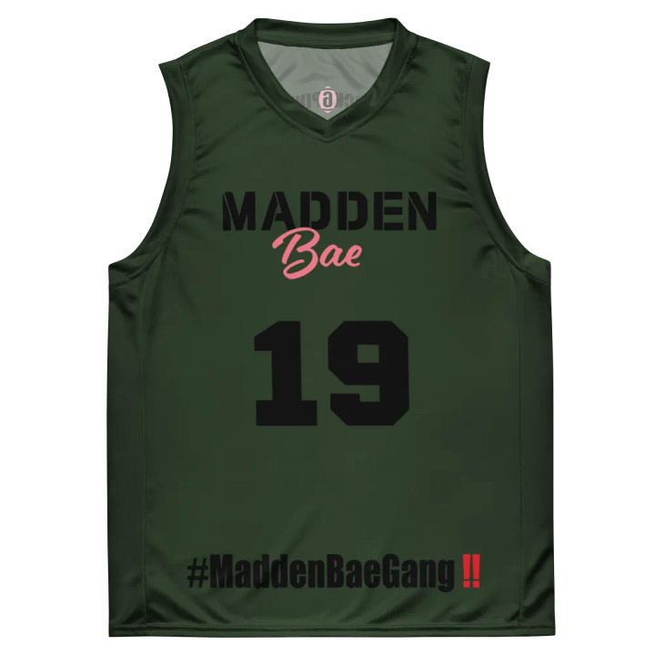 Madden Bae Jersey 👨‍🎨 (Green+ Black Logo) product image (1)