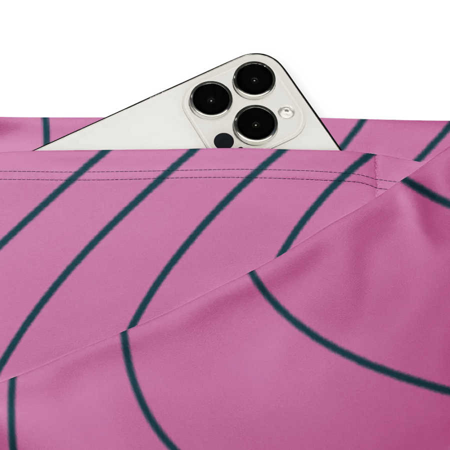 Flare Leggings womens pink and black color product image (5)