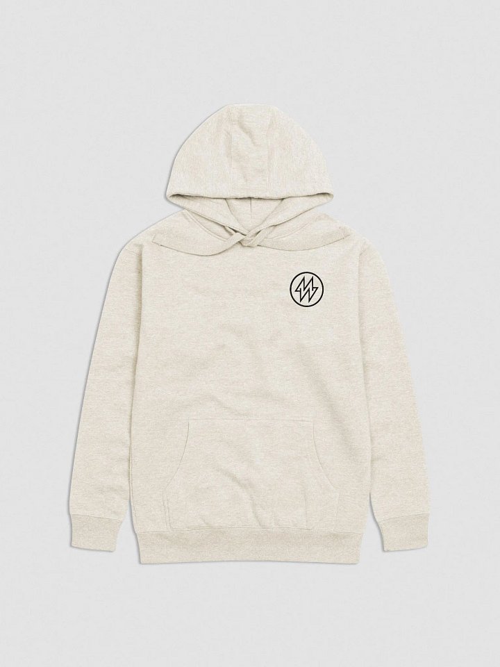 Embroidered MW Hoodie Bone/White product image (1)