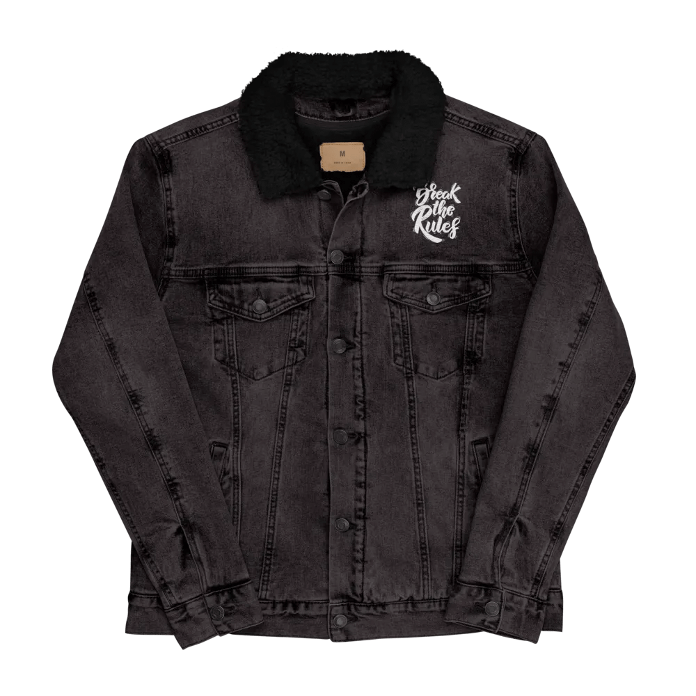 BREAK - Cosmic Symbol Unisex Denim Jacket product image (3)