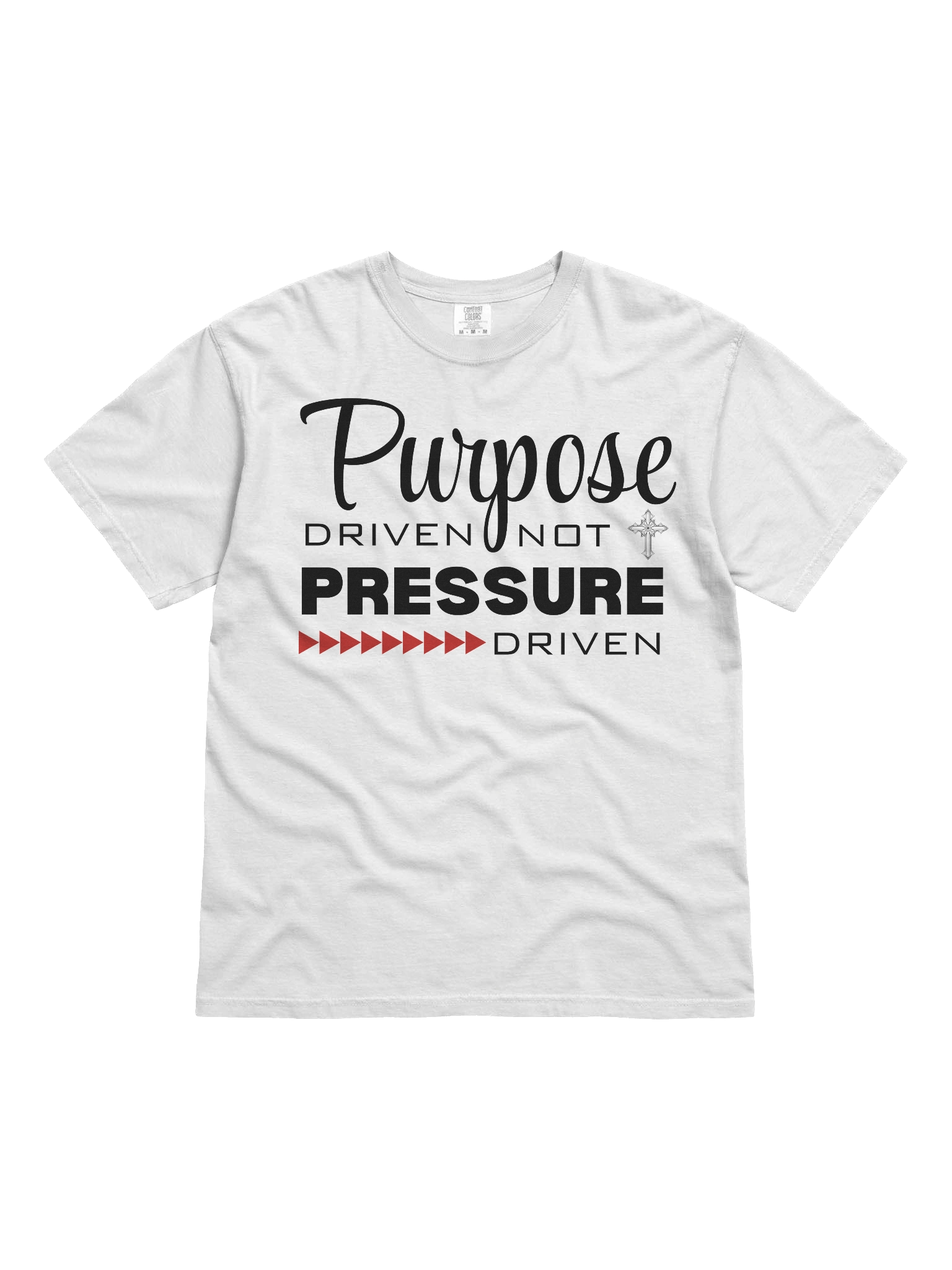Purpose Driven Not Pressure Driven | Christian Tee | Faith Inspirational Gift product image (2)