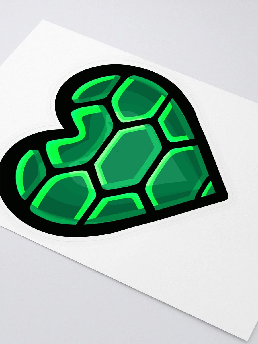 Turtle Heart Cut Sticker product image (3)