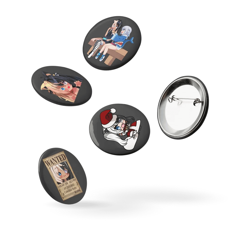 Pin Button - Limited Edition Collection #2 (Black) product image (9)