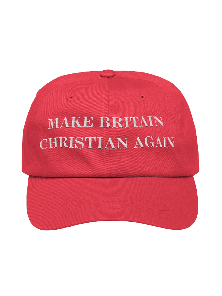 “Make Britain Christian Again” Red Patriot Cap product image (1)