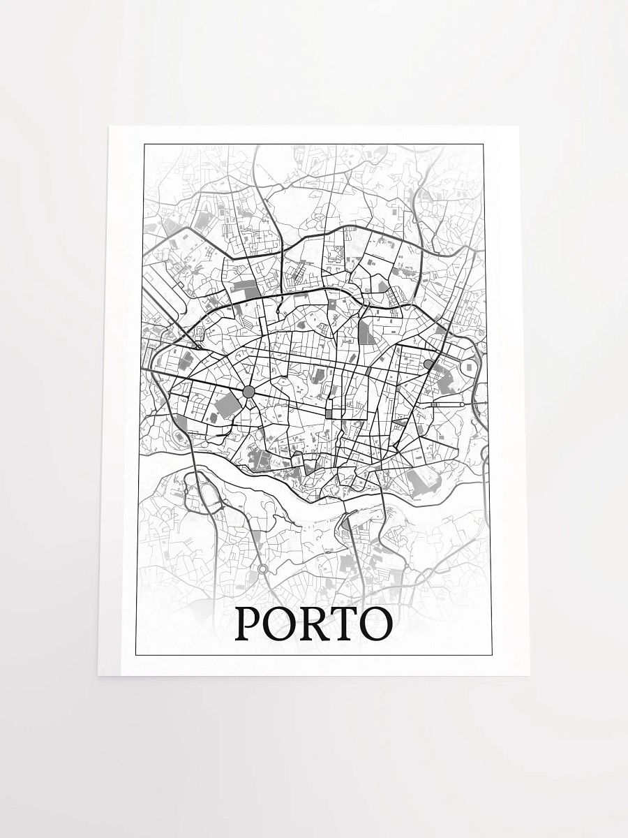 Porto, Portugal, city map print product image (17)
