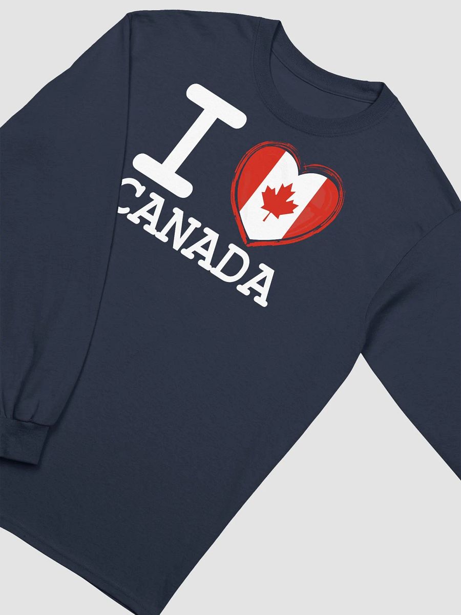 I Love Canada I Heart Canada Long Sleeve T Shirt product image (4)