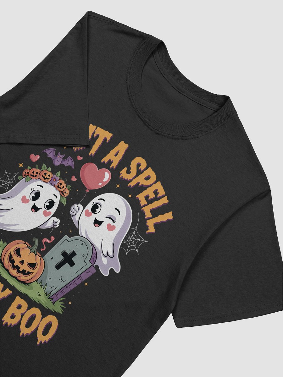 Put A Spell On My Boo - Funny Halloween Couple's T-Shirt | Spooky Cute Ghost & Pumpkin Tee product image (7)