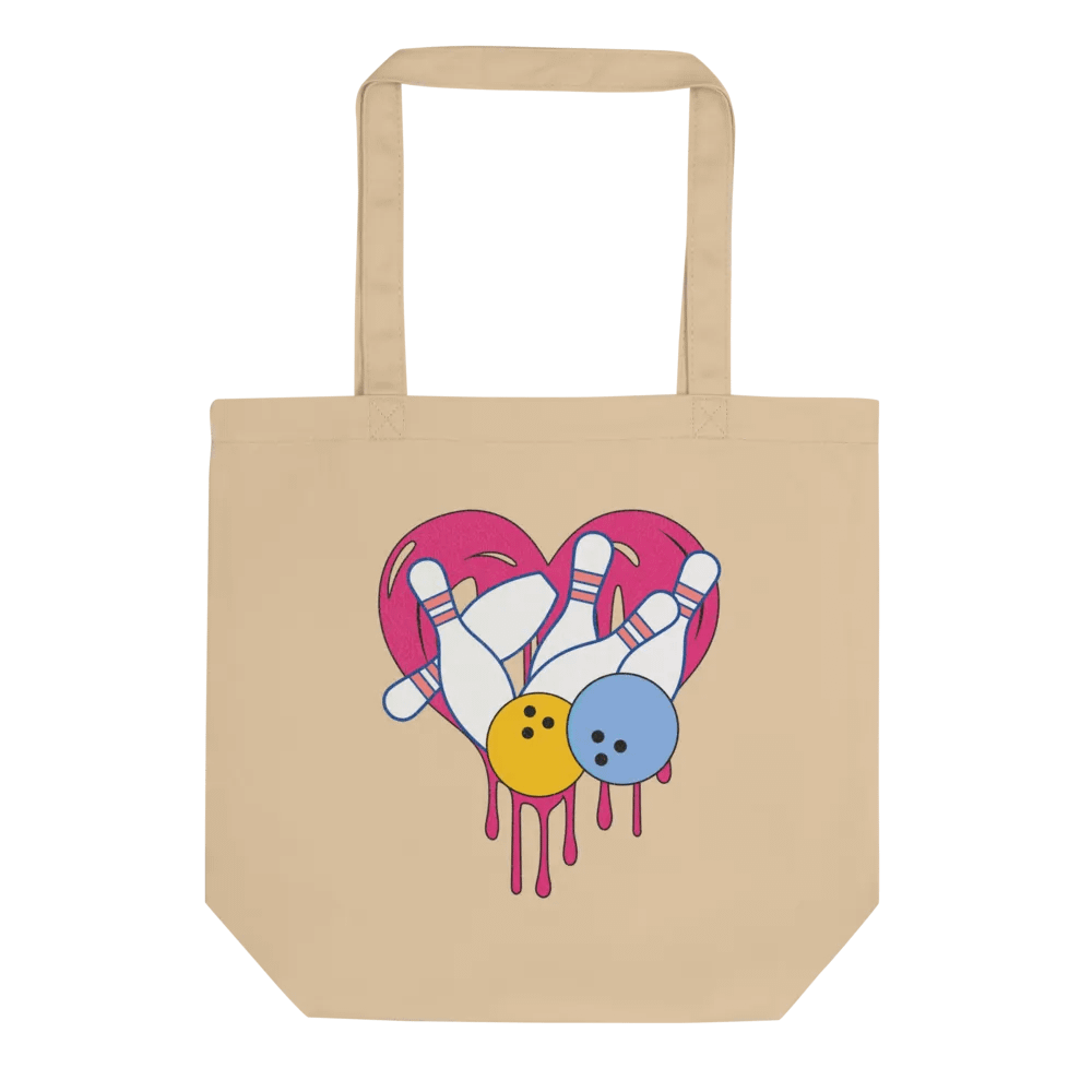 Heart Bowling Eco Tote product image (1)