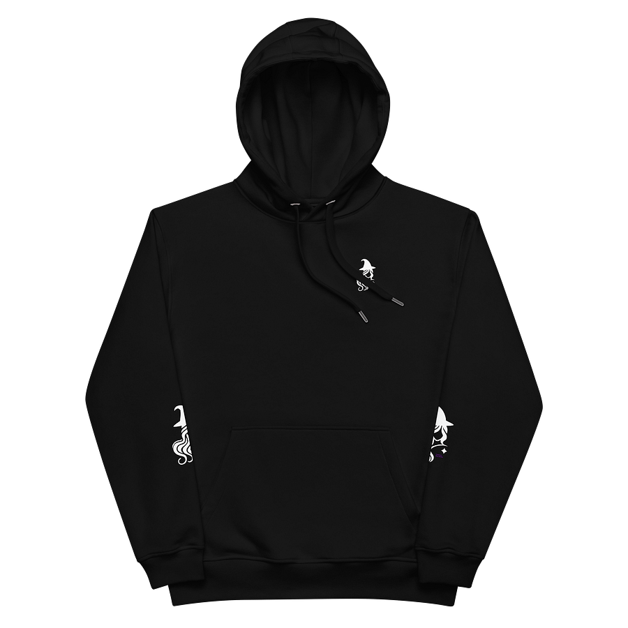 White Tiger Bloom hoodie - Black product image (6)