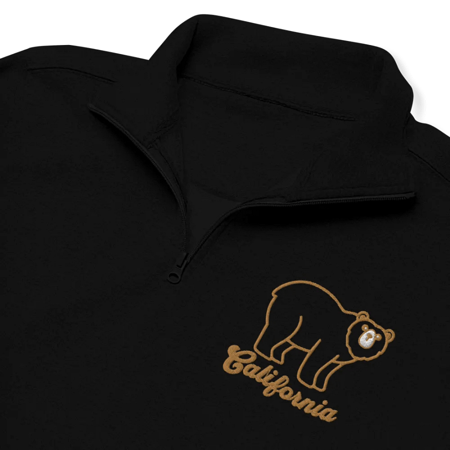 California Bear Left Side Embroidery Halp Zip product image (3)