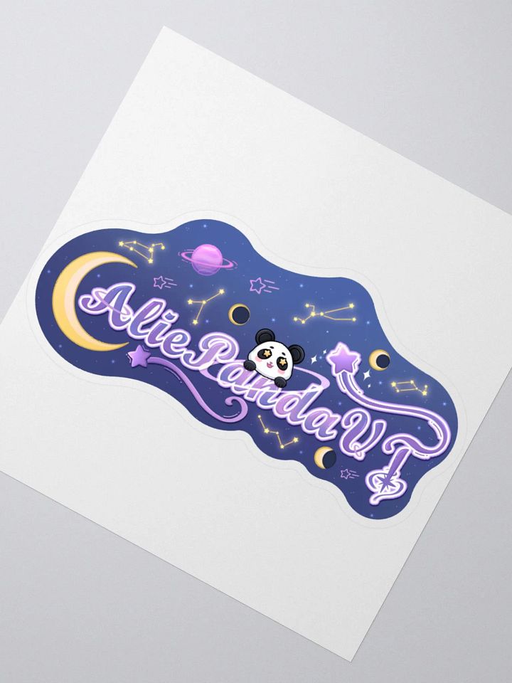 Cosmic Panda Kiss Cut Stickers product image (4)