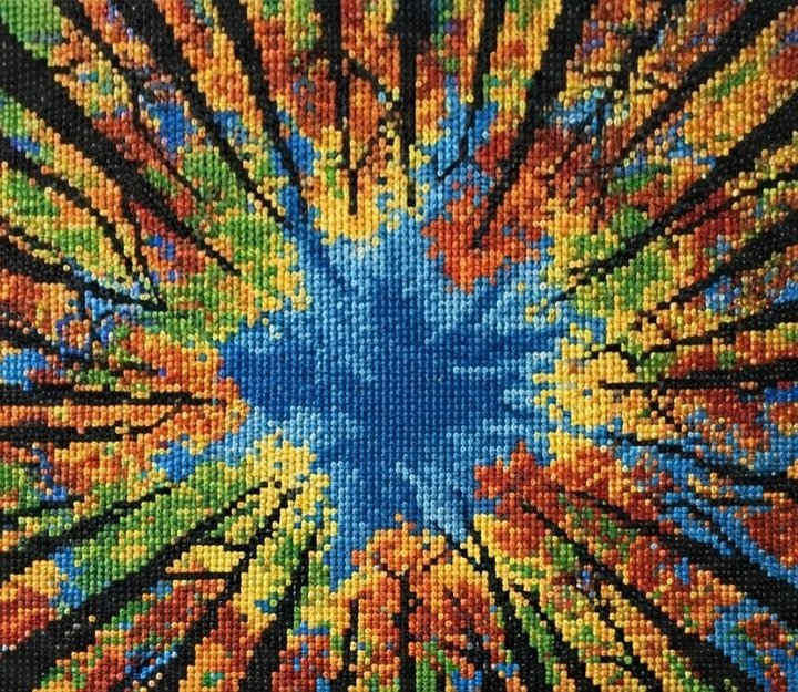 Canopy Kaleidoscope Cross Stitch product image (1)