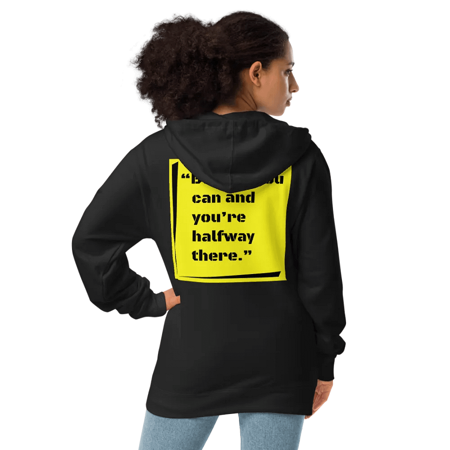 BLACK Independent Trading Co. Fleece Zip Up Hoodie product image (5)