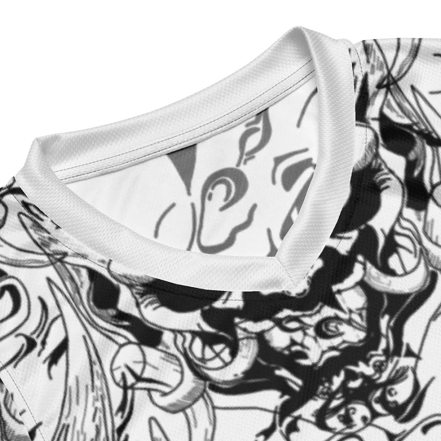 [ ONIFACE ] WHITE /BLACK Basketball Jersey // SYN product image (12)