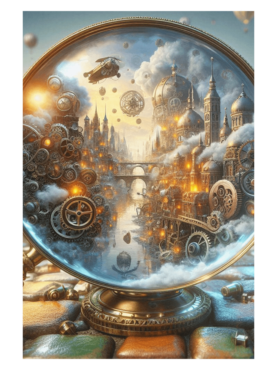 Looking Through a Magnifying Glass Enhanced Matte Paper Poster product image (6)