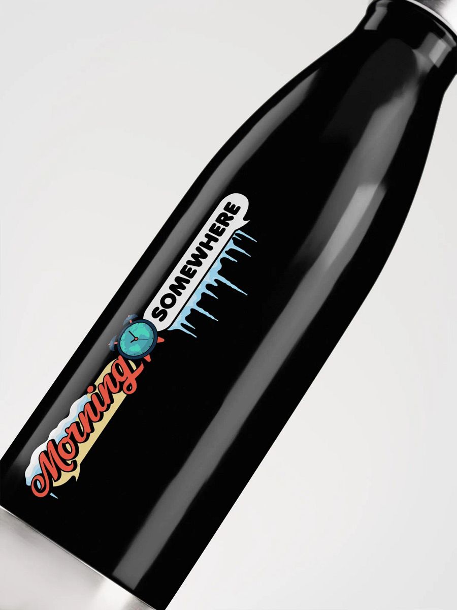 Morning Somewhere FROSTY SIDE WAYS Stainless Steel Water Bottle product image (5)