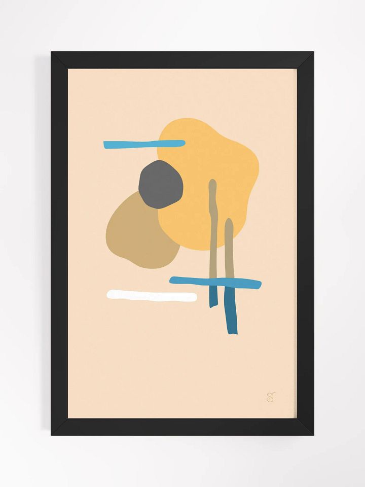 Abstract Harmony Matte Framed Poster - Abstract Image No. 1 product image (2)