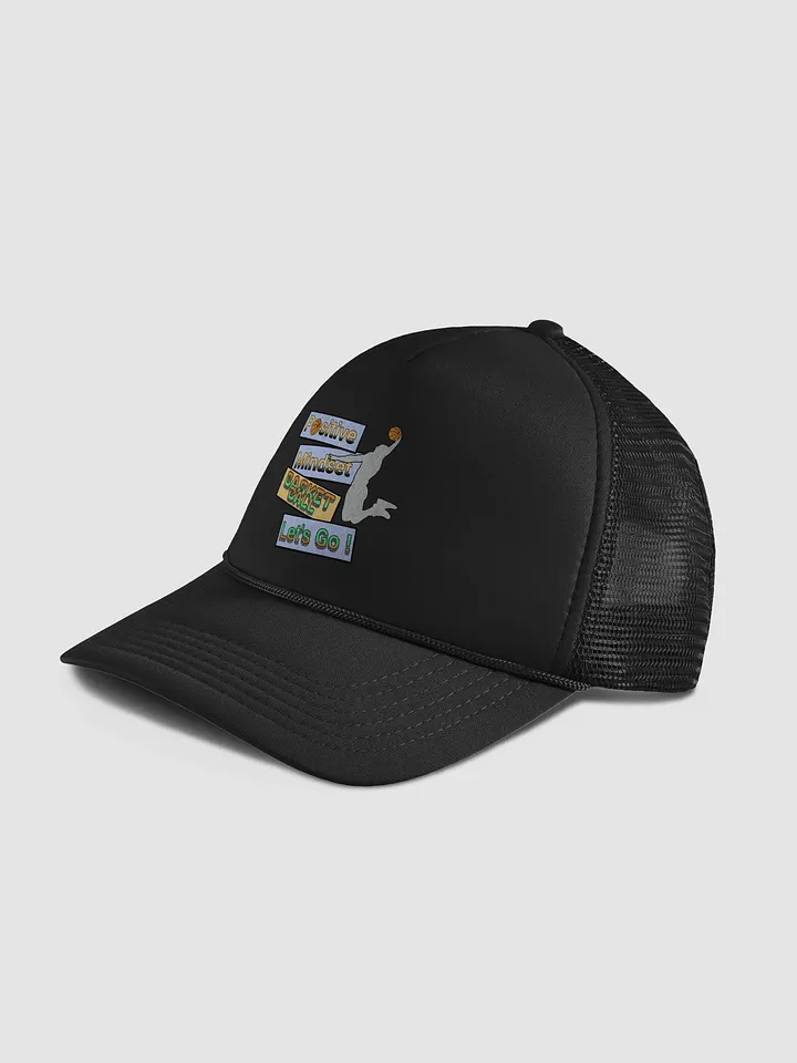 Positive Mindset Basketball Trucker Hat product image (2)