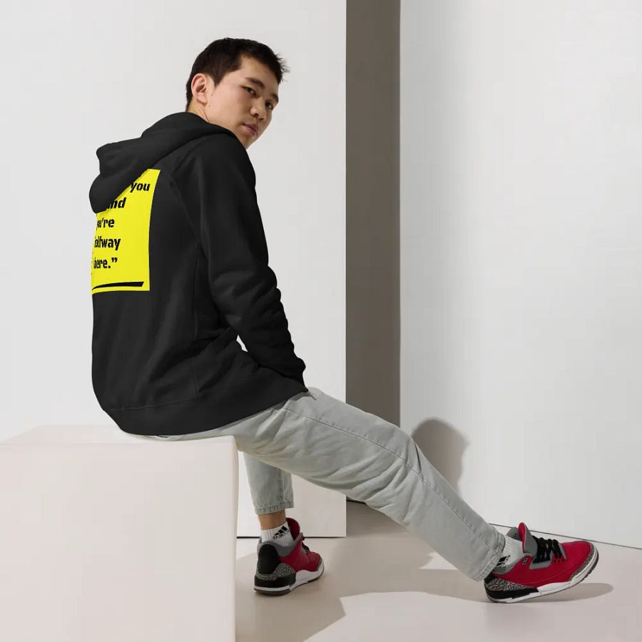 BLACK Independent Trading Co. Fleece Zip Up Hoodie product image (12)