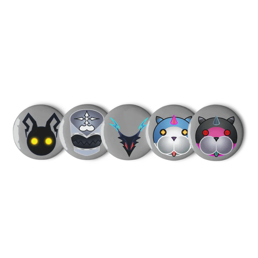 Kingdom Hearts Emoji Pin Set product image (9)