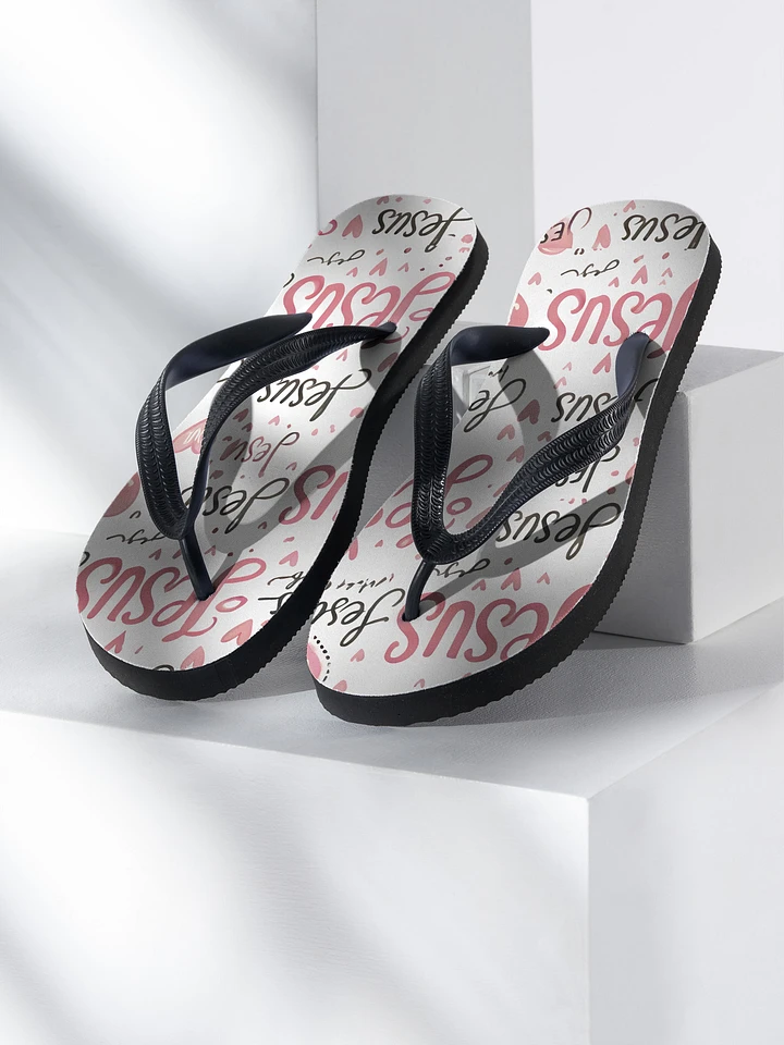 Divine Devotion Jesus Flip-Flops product image (1)