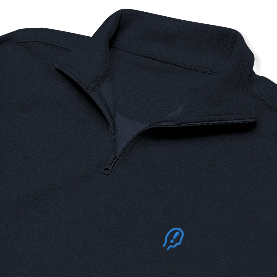 EXCLAIMING MENTALLY (aqua) embroidered quarter zip product image (11)