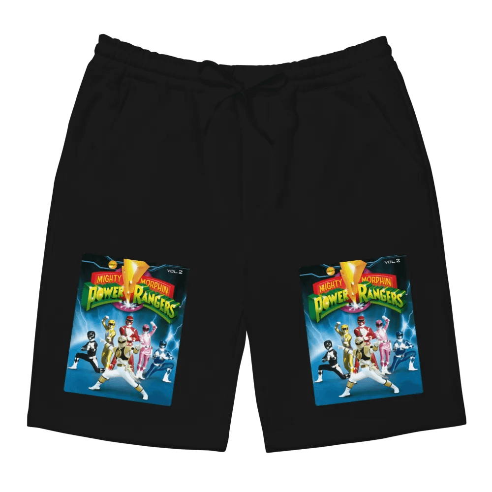 Mighty Morphin Power Rangers Action Fleece Shorts product image (2)