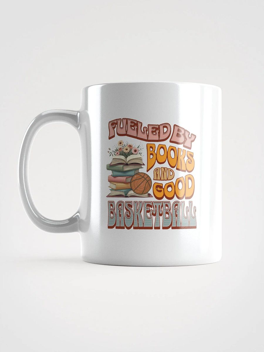 Fueled By Books And Good Basketball Bliss Mug product image (1)