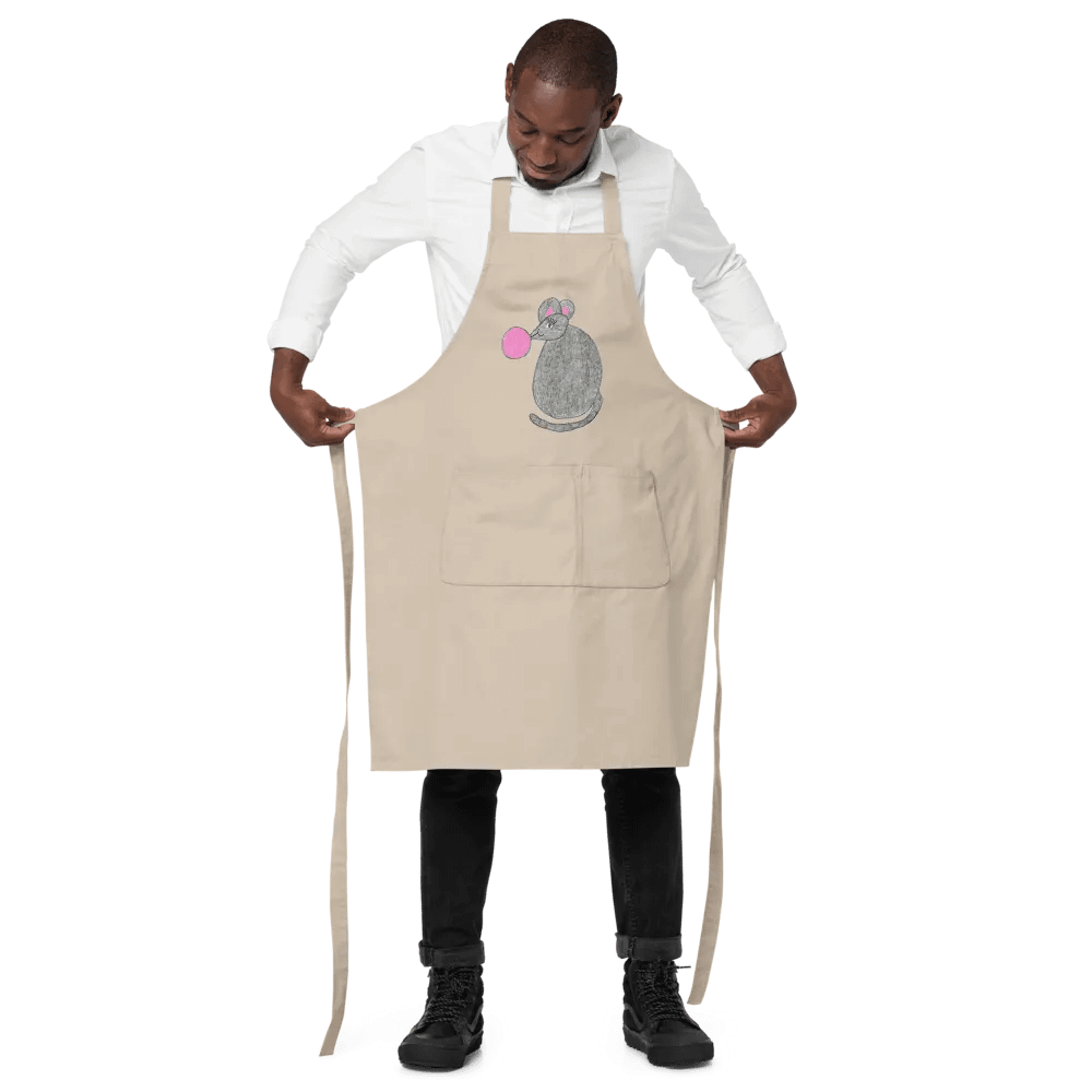 Bubblegum mouse apron product image (3)