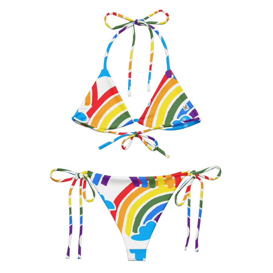 Rainbow Clouds Recycled Bikini Set product image (1)