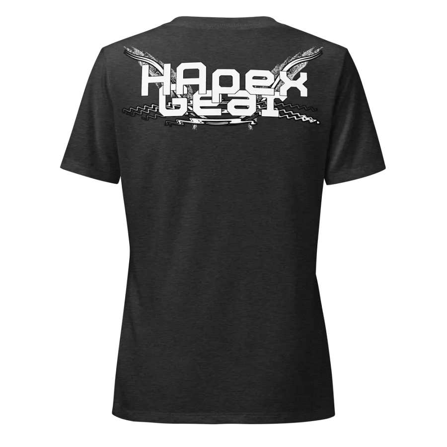 Women's Relaxed V-Neck T-Shirt - White HApex Gear White Logo product image (5)