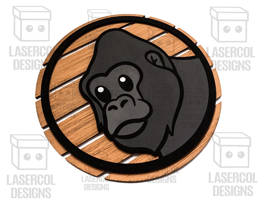 Animals DIY Paint Kit Puzzle Set 2 - Laser Cut Files product image (3)