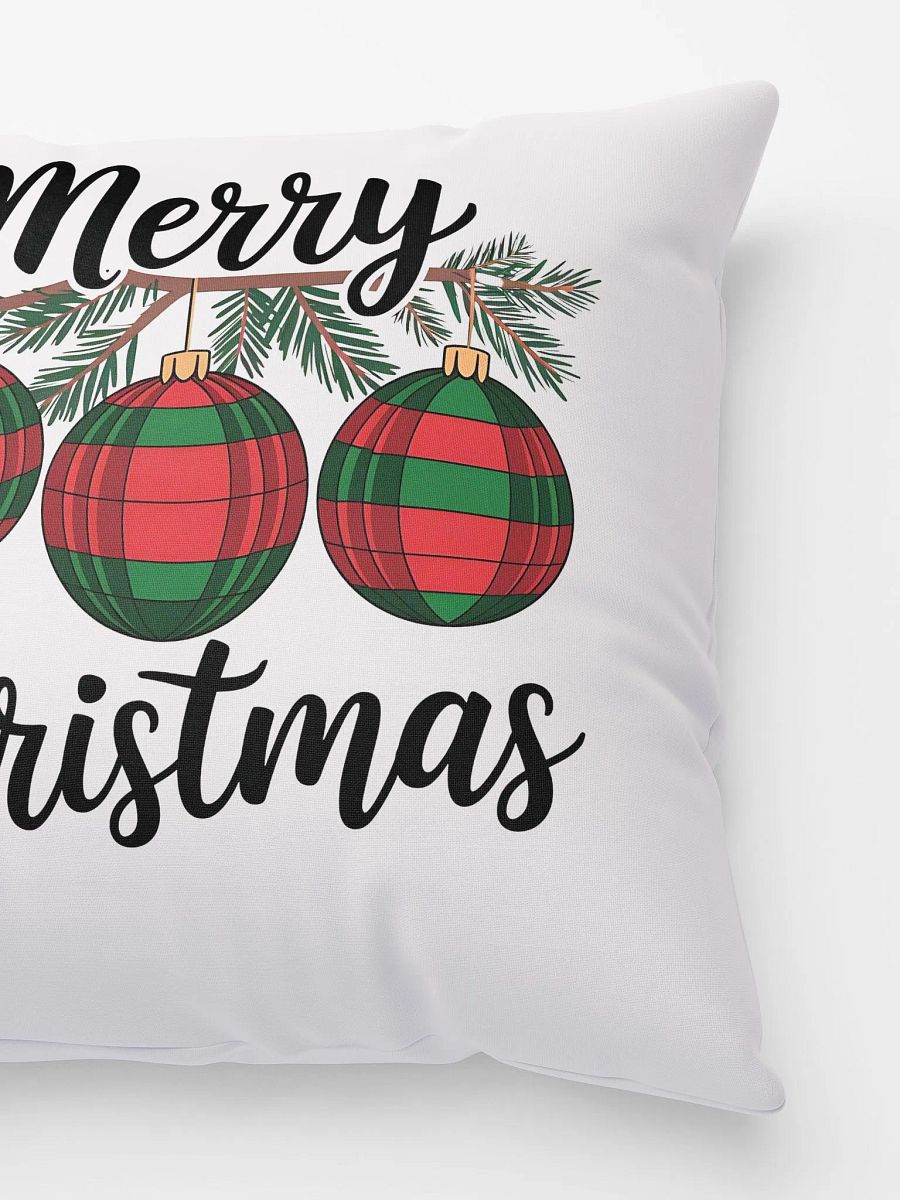 Simple Yet Expressive Merry Christmas Design throw pillow product image (4)