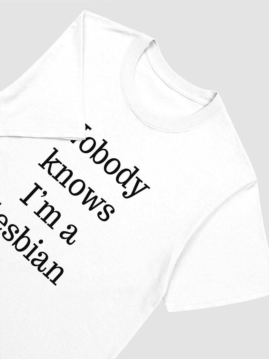 Nobody knows I'm a lesbian T-Shirt product image (3)