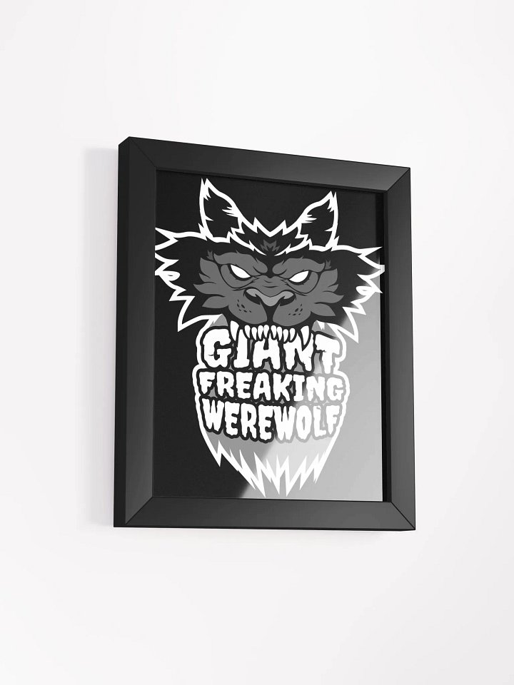 Giant Freaking Werewolf Stylized Matte Poster product image (5)
