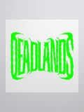 Deadlands Slime Green Stickers product image (2)