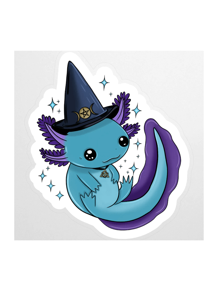 Whimsical Wicca Kiss-Cut Stickers - Axolotl product image (3)