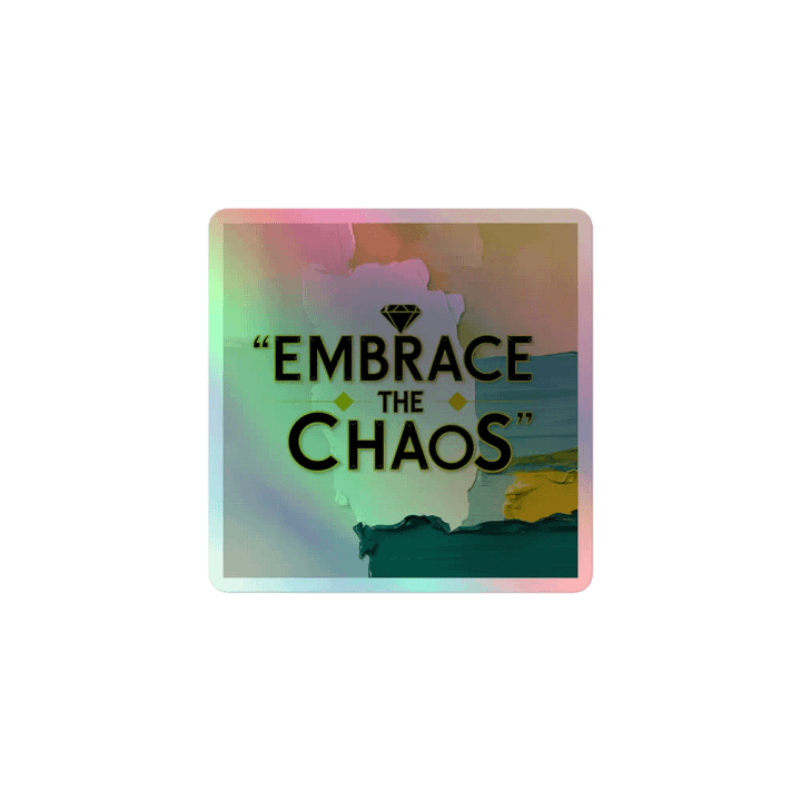 Chaos Embrace Holographic Sticker Set product image (1)