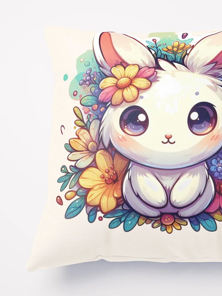 Floral Bunny Bliss Pillow product image (2)