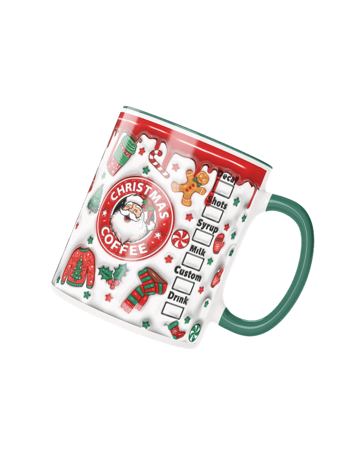 Christmas Coffee Chaos Mug – Retro Santa Sass with Holiday Class! product image (2)