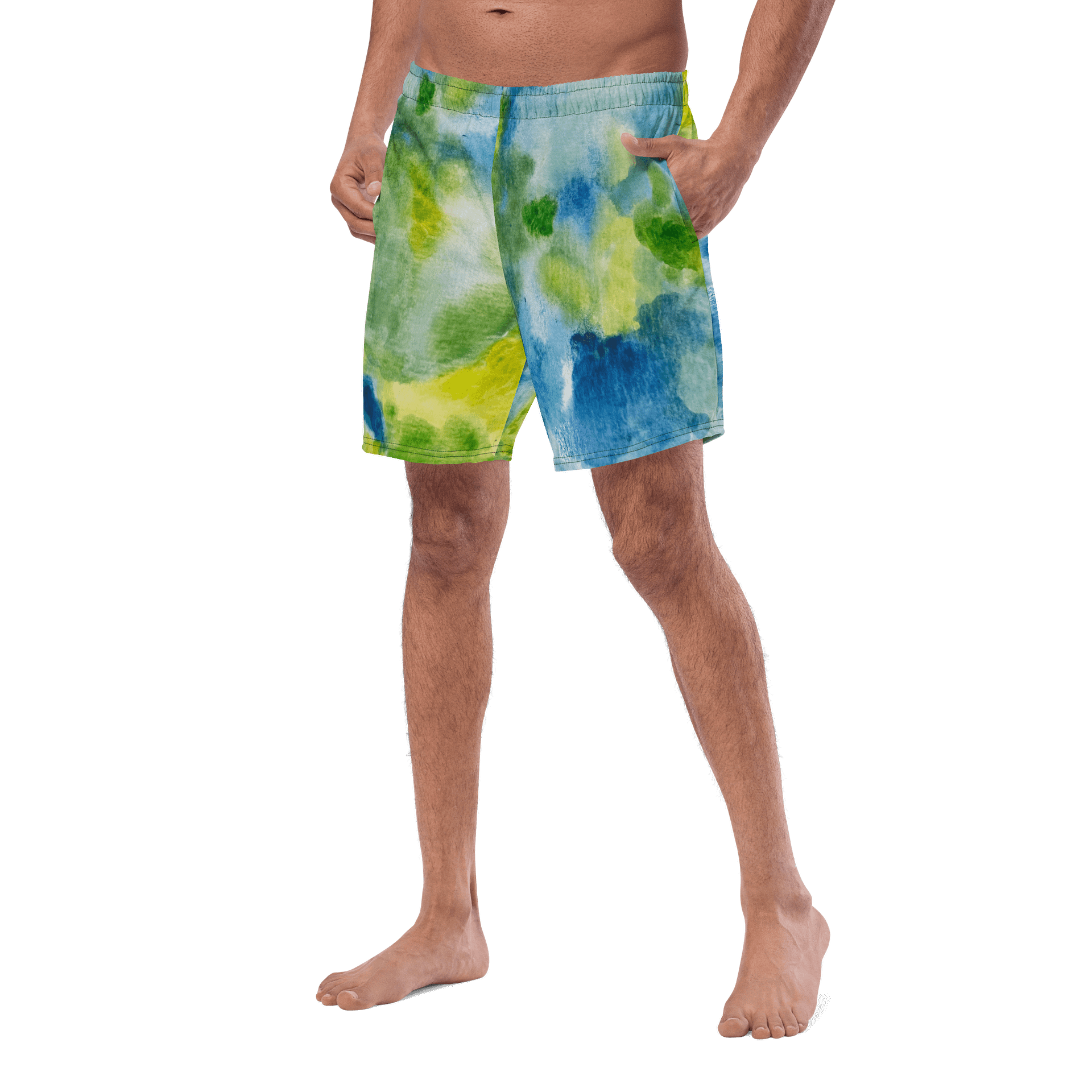 Green Watercolor Men Trunks product image (2)