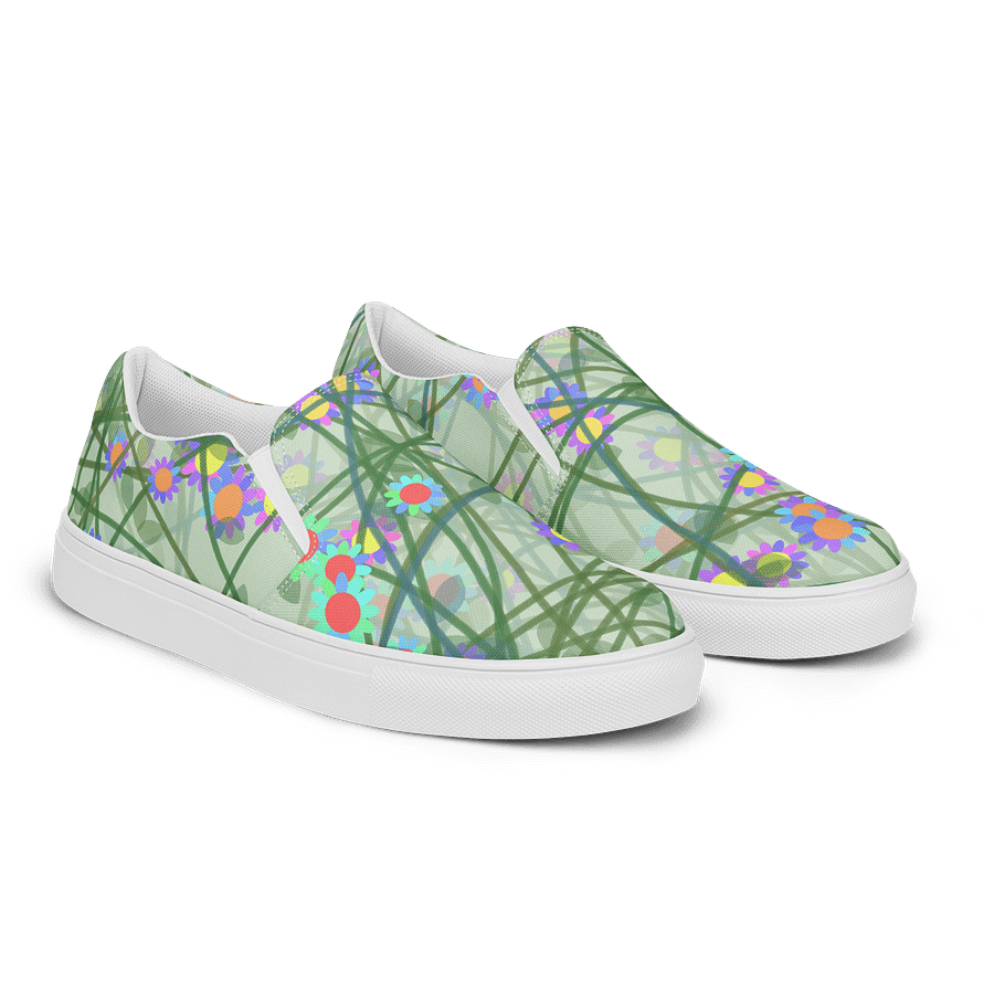 Floral Vine Women's Slip-On Shoes product image (2)