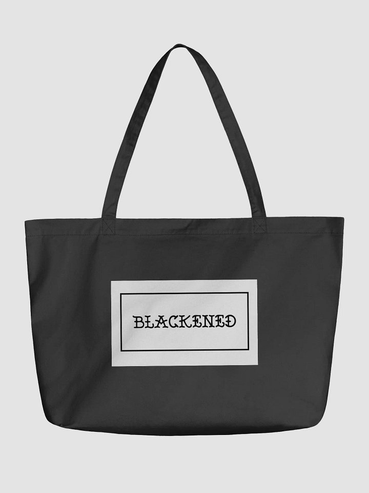 Stylish BLACKENED Organic Tote Bag product image (1)