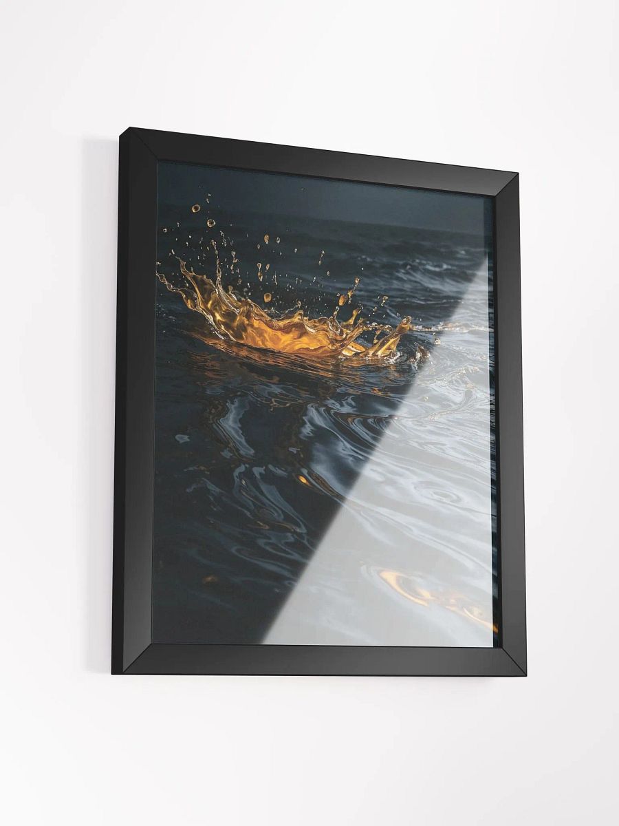 Golden Splash Framed Matte Print product image (15)
