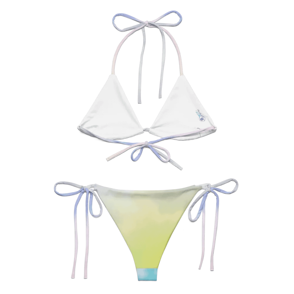 Blur cloud rainbow Design String Bikini - V5 product image (5)