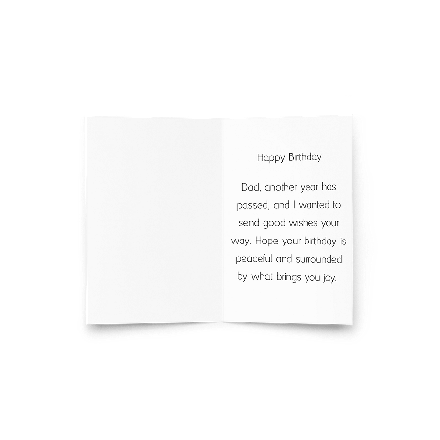 Birthday card - General tone product image (3)