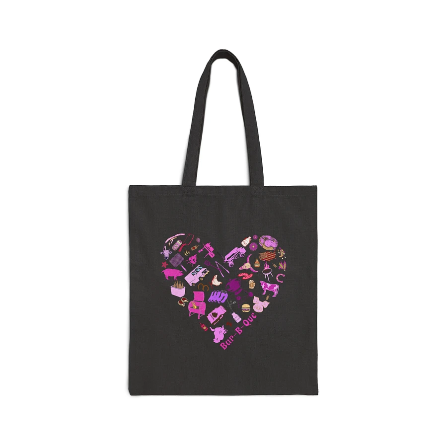 I Heart BBQ Tote Bag - 1 side print product image (2)