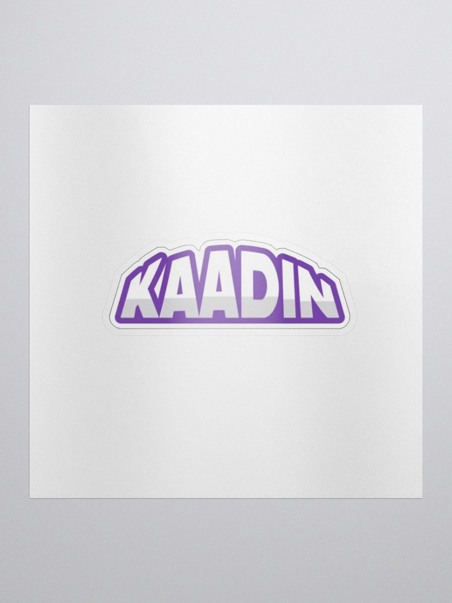 Kaadin - Purple and White Sticker product image (1)