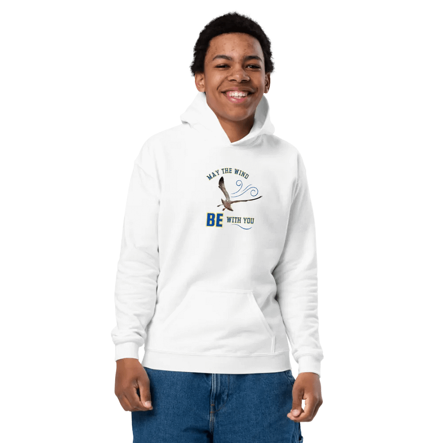 May the Wind Be With You - Youth Gull Hoodie product image (4)