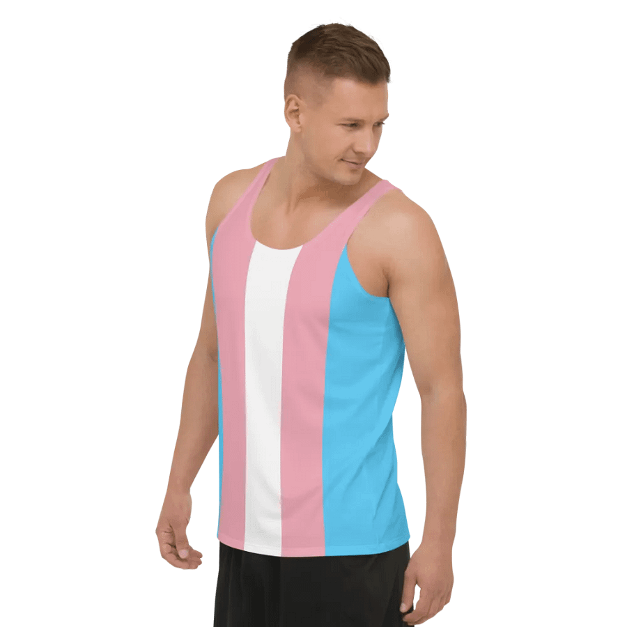 Trans Pride Flag - All-Over Print Tank product image (9)